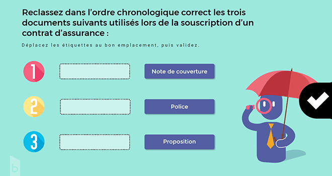 Exemple imagé d'un exercice